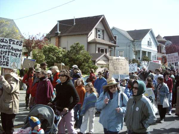 eureka, california peace march